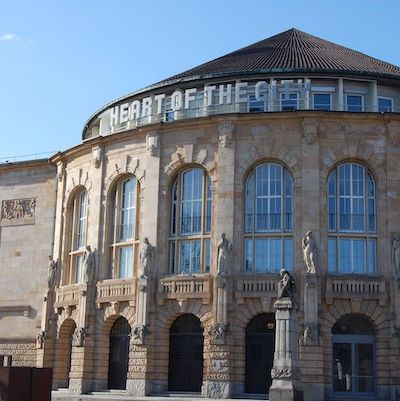 Theater Außenansicht Architektur Theater Freiburg
