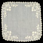 French Handkerchief around 1850-60 by the MET Museum, New York,